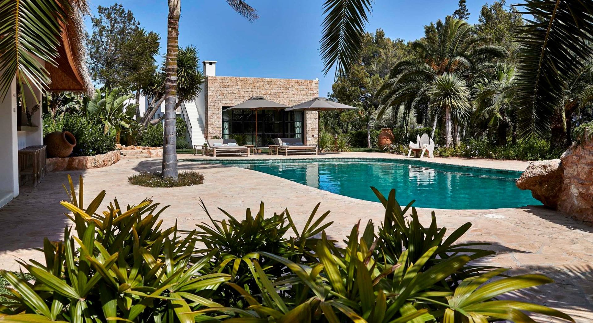Lovely Locations directory — stylish Ibiza villa and pool