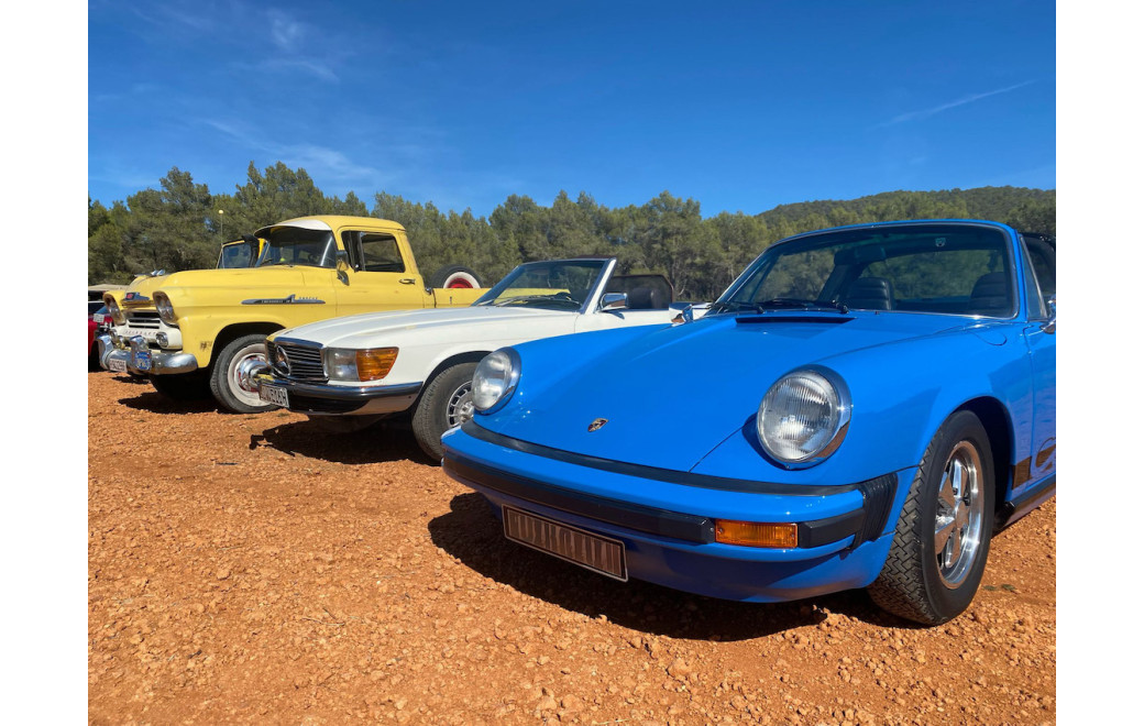 Classic vintage film and photo cars for rent in Ibiza